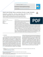 A Ozonioterapia Tópica Restaura A Diversidade Do Microbioma Na Dermatite Atópica