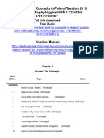 Solution Manual For Concepts in Federal Taxation 2013 20Th Edition by Murphy Higgins Isbn 1133189369 9781133189367 Full Chapter PDF