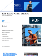 Quick Start Guide - SAP SuccessFactors