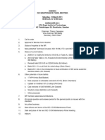 ISO-TC 67 - Agenda For MP Meeting - Stockholm 2011