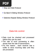 2.3 Sliding Window Protocols