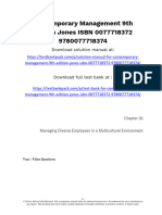 Contemporary Management 9Th Edition Jones Test Bank Full Chapter PDF