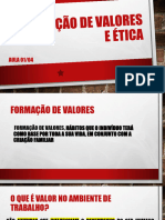 Formação de Valores e Ética Novo