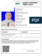 Kartu Peserta SNBP 2024: 424191219 Riztiani Ramadhaniyah 0065558650 Sman 1 Serasan Kab. Natuna Prov. Kepulauan Riau