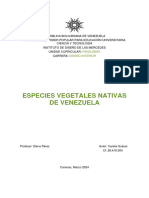 Plantas Nativas y Endemicas de Venezuela - Paisajismo