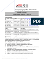 BUS10407 Economics I Course Outline Sem A 2019 20 PDF