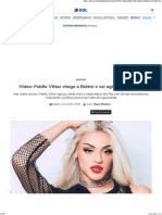 Vídeo Pabllo Vittar Chega A Belém e Vai Agitar Halloween - DOL