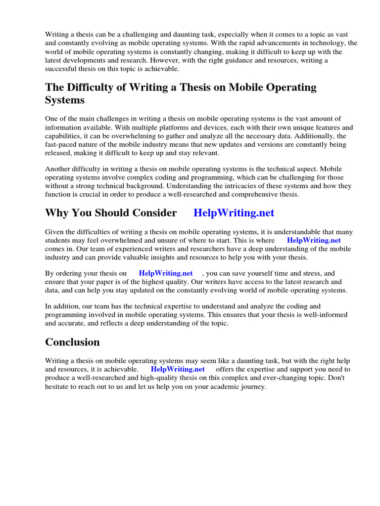 Mobile Os Term Paper | PDF | Android (Operating System) | Mobile Phones