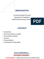 Immunisation - 4th Yr Feb2022