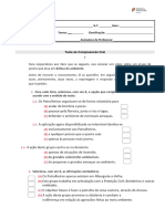 Teste CompreensãoOral 7ºano 1ºsemestre