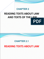 CHAPTER 2. Reading Texts About Law and Texts of The Law