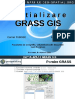 Initializare Grass Gis
