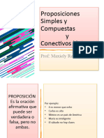 Proposiciones Simples y Compuestas