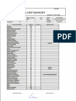 Check List J Ele Ingenieria JLG R2632, 052, Padre Hurtado