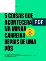 Ebook 5 Coisas Que Acontecerao Na Minha Carreira Depois de Uma Pos