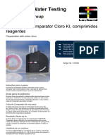 Lovibond - Checkit® Comparator Cloro KI, Pastilhas - Folha de Dados 147030