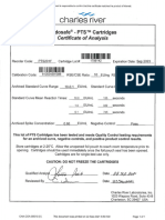 Certificate of analysis PTS Charles River