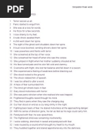Descriptive Scenery Phrases | PDF | Sky | Earth Phenomena