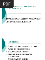 RADPAC Model of Negotiation Explained | PDF | Negotiation | Communication
