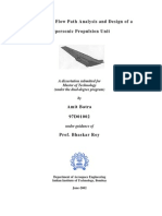 Aerothermal Flow Path Analysis and Design of a Hyper Sonic Propulsion Unit - Thesis 2002