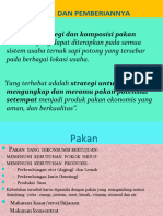 Pakan & Pemberiannya