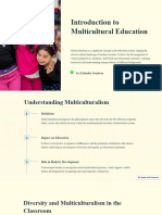 Introduction To Multicultural Education