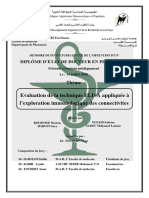 Memoire - Evaluation de La Technique ELISA