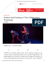 Fashion and Gaming - Is This Collaboration Promising - Fashion Law Journal