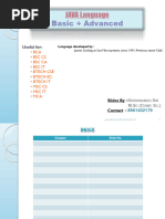 JAVA Language