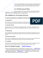 Term Paper Structure Guidelines