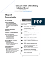 Supervisory Management 9Th Edition Mosley Solutions Manual Full Chapter PDF