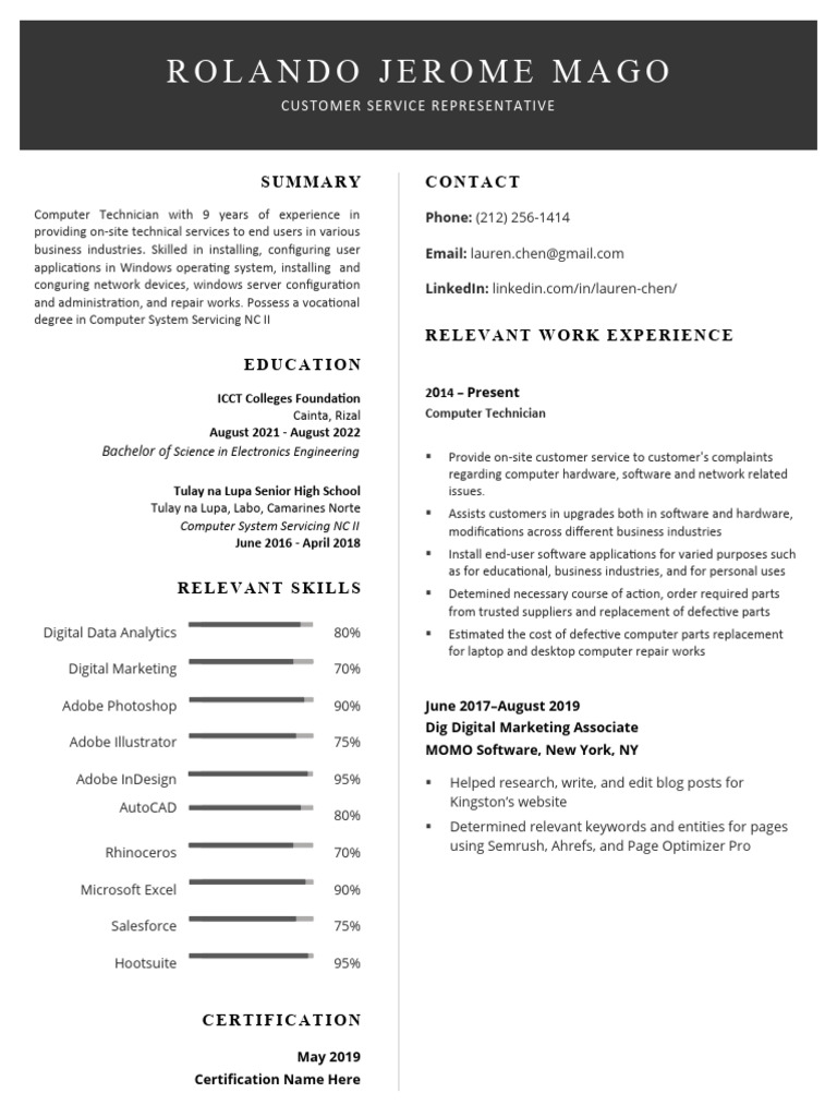 2024 Modern Resume Template Black - 1726300510