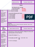 Speed Distance Time PixiPPt