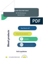 Blood Transfusion Safety