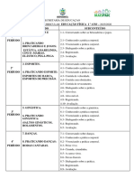 Proposta Educação Física 1º Ano - 2023