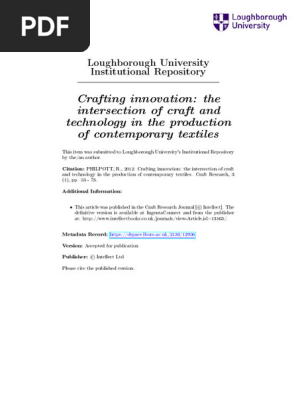 crafting innovation