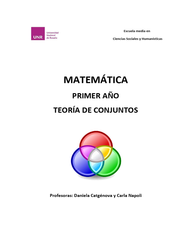 Teoría de Conjuntos | PDF | Conjunto (Matemáticas) | Lógica