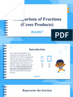 Comparing Fractions Cross Multiplication
