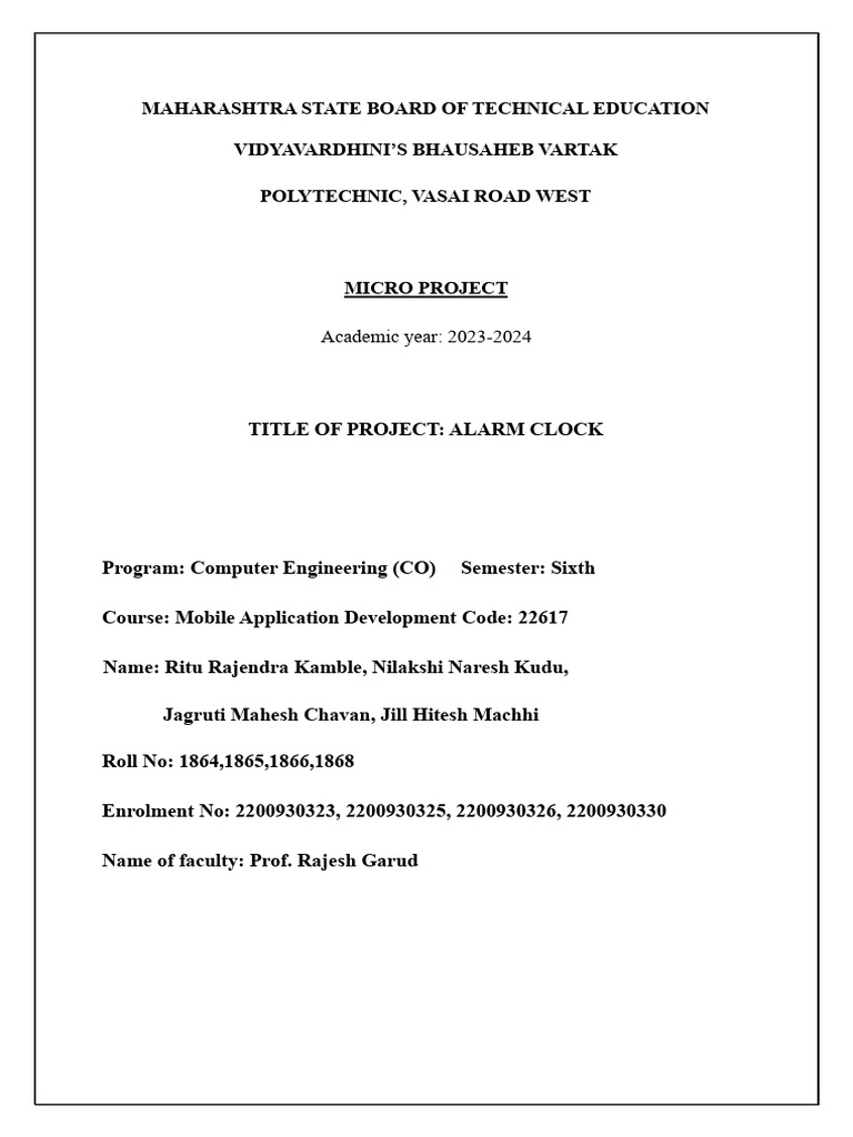 Mad microproject pdf android operating system software