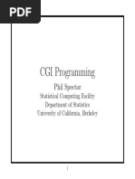 CGI Programming: Phil Spector