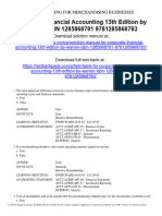 Corporate Financial Accounting 13Th Edition Warren Test Bank Full Chapter PDF