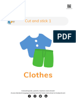 Worksheet Clothes Cut 1