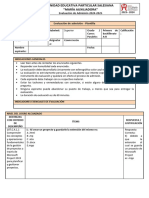 Evaluación Admisión Bachillerato 1