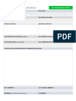 IC Bug Sheet Template 57399 WORD PT