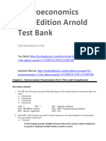 Macroeconomics 11Th Edition Arnold Test Bank Full Chapter PDF