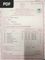 12 TH Mark Sheet