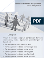 Pendekatan Berbasis Masyarakat