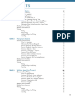 Great Writing Level 1 Table of Contents