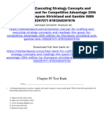 Crafting and Executing Strategy Concepts and Readings The Quest For Competitive Advantage 20Th Edition Thompson Test Bank Full Chapter PDF