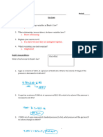 Gas Law WKST